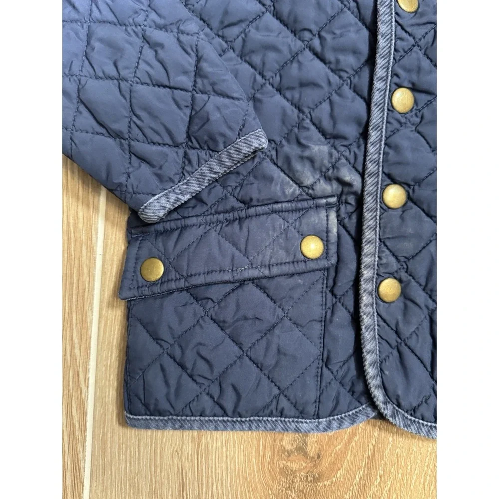 Polo Ralph Lauren Quilted Jacket Baby Size 18 Months Blue Boys‎ Pony Preppy